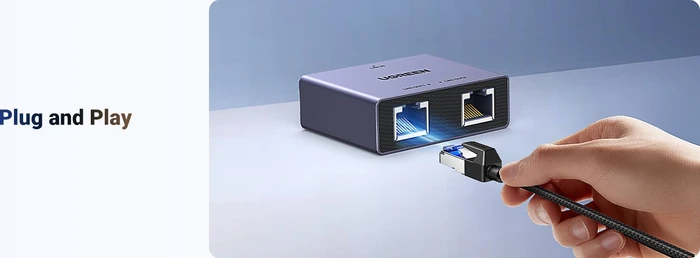 Ugreen Gigabit Switch, 3x RJ-45