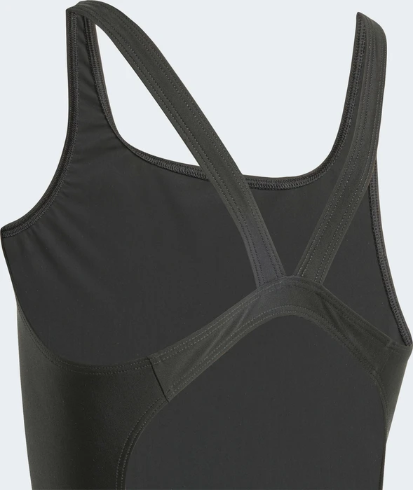 adidas V-förmiges Rückendesign Badeanzug schwarz (Junior)