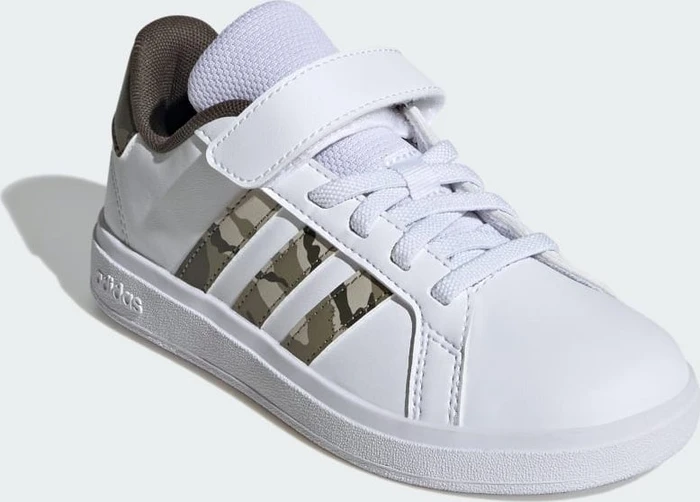 adidas Grand Court 2.0 cloud white/olive strata/shadow olive (Junior)