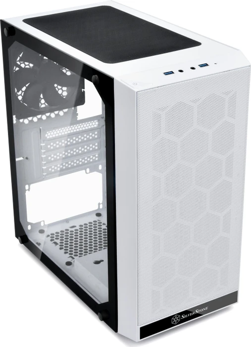 SilverStone Precision PS15, weiß, Glasfenster