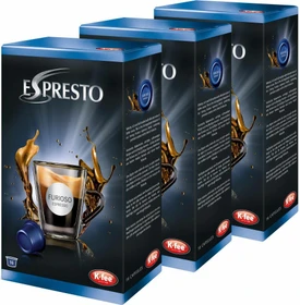 K-Fee Espresto Furioso Espresso Kaffeekapseln, 48 Stück (3x 16 Stück)