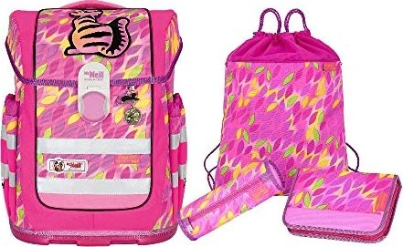 McNeill Ergo Complete Crazy Cat DIN Schultaschen-Set, 4-tlg.