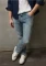 Street One Racer Jeans soft greencast random wash (Herren) Vorschaubild