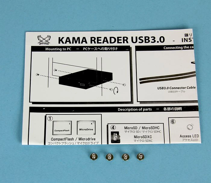 Scythe Kama Reader 3, USB 3.0