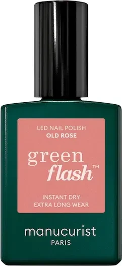 Manucurist Green Flash Gel Nagellack old rose, 15ml