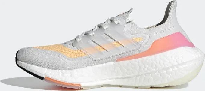 adidas Ultraboost 21 crystal white/acid orange (Damen)