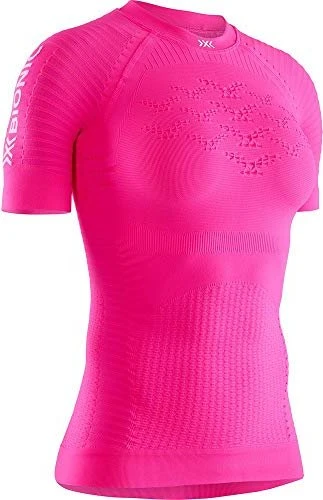 X-Bionic Effektor 4.0 Laufshirt kurzarm neon flamingo/namib red (Damen)