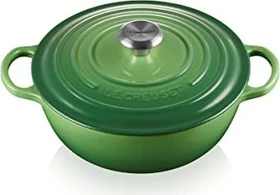 Le Creuset Signature Gusseisen La Marmite Familientopf 26cm 4.1l bamboo green
