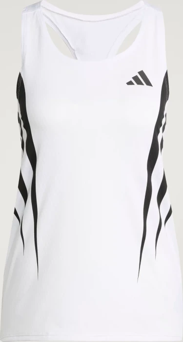 adidas adizero Archive Singlet Laufshirt ärmellos weiß (Damen)