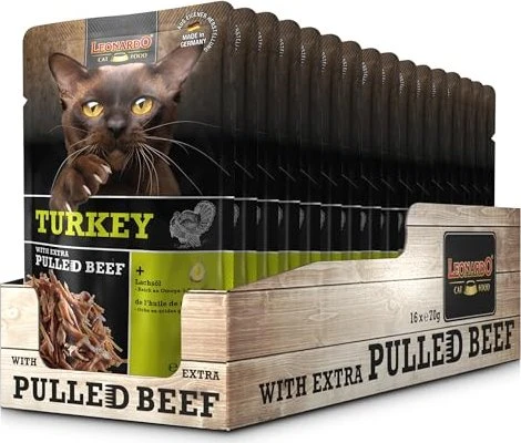 Leonardo Pulled Beef, mit Truthahn, 1.12kg (16x 70g)