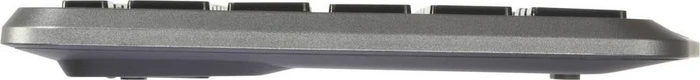 Renkforce RF-WLBTKB-300 Funk Tastatur mit Multi-Touchpad, schwarz/grau, USB/Bluetooth, DE