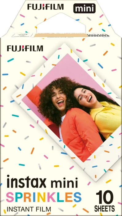 Fujifilm instax mini Sofortbildfilm Sprinkles, 10 Aufnahmen