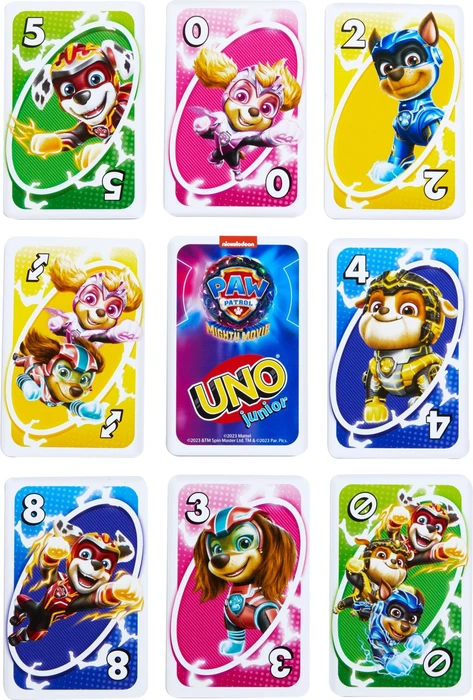 UNO Junior Paw Patrol: The Mighty Movie