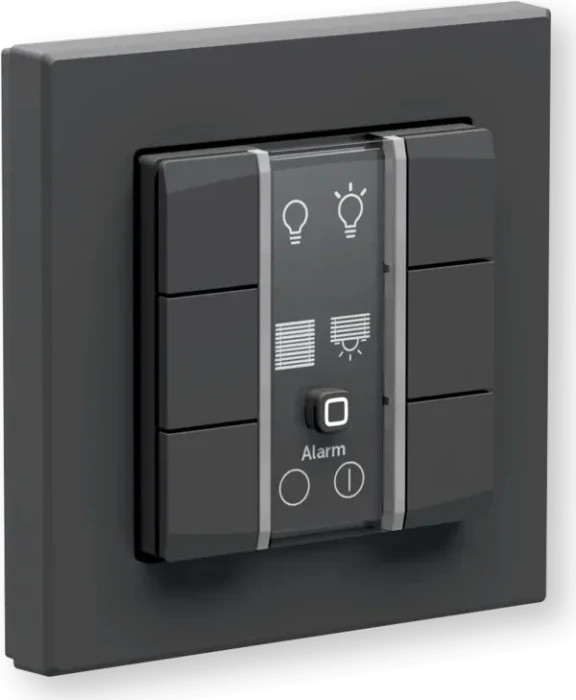 eQ-3 Homematic IP Wandtaster 6-fach, 230V, anthrazit