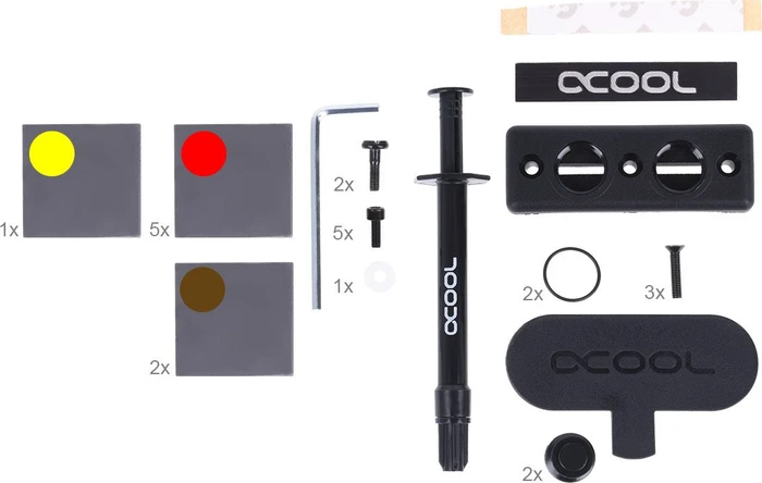 Alphacool Eisblock GPX-A Acetal AMD RX Vega M03 mit Backplate, schwarz