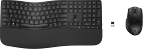 HP 680 Comfort Dual-Mode Keyboard and Mouse Combo, schwarz, USB/Bluetooth, CZ/SK