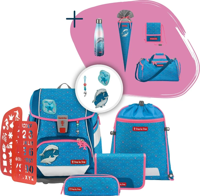 Step by Step 2in1 Plus Schultaschen-Set 6-tlg.