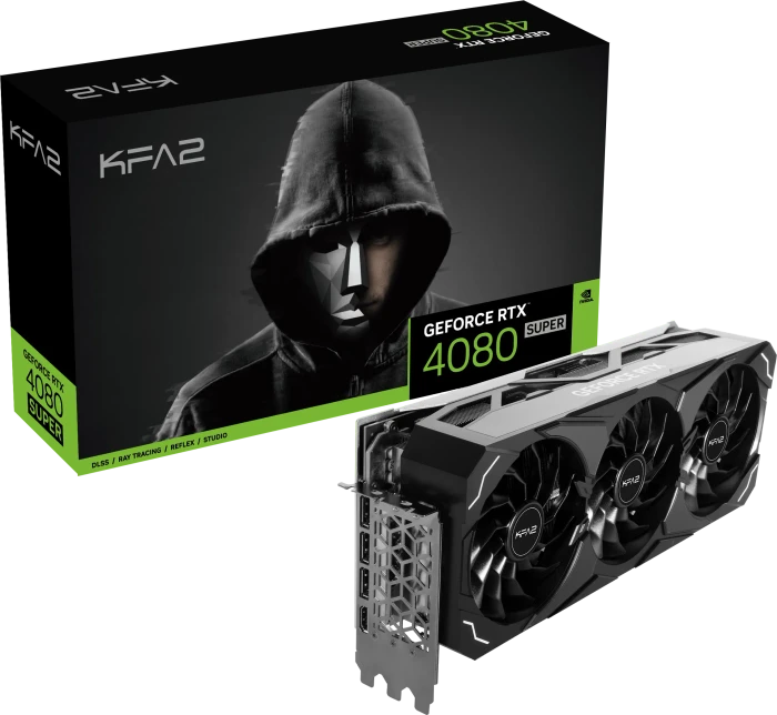 KFA2 GeForce RTX 4080 SUPER ST (1-Click OC), 16GB GDDR6X, HDMI, 3x DP