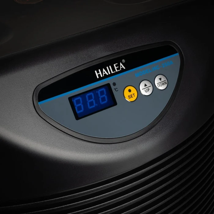 Hailea HC Series 250A Aquarienkühler, Durchlaufkühler mit Kompressor, 100-, schwarz