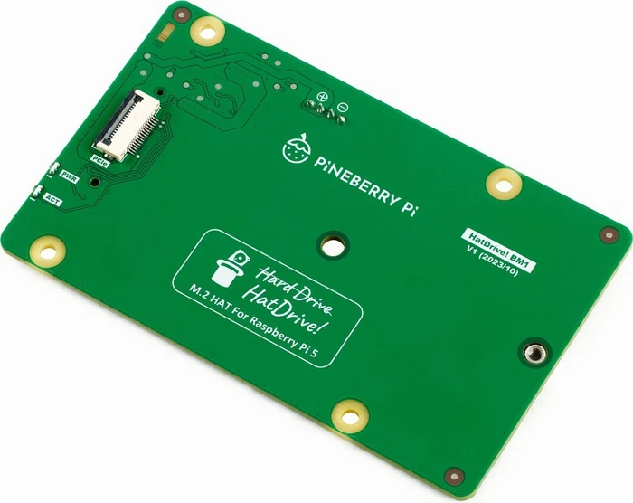 Pineberry Pi HatDrive! Bottom, M.2 M-Key 2230/2242/2280 NVMe Slot für Raspberry Pi 5