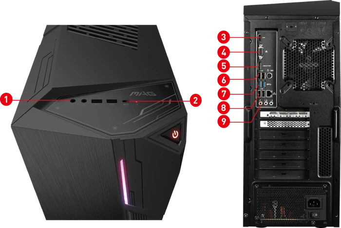 MSI MAG Codex 5 11th 11TD-426EU, Core i7-11700KF, 64GB RAM, 1TB SSD, GeForce RTX 3070