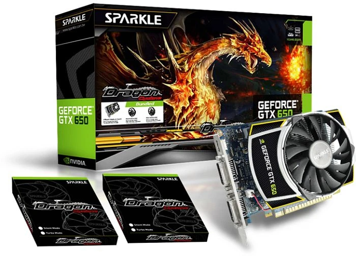 Sparkle GeForce GTX 650 OC Dragon Cyclone, 1GB GDDR5, 2x DVI, Mini HDMI