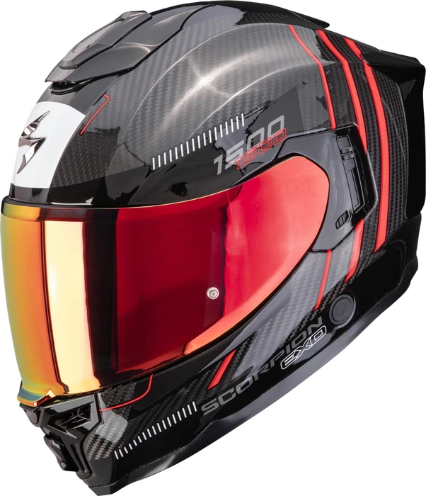 Scorpion EXO-1500 Carbon Air Zity matt schwarz/rot