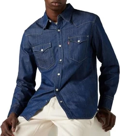 Levi's Barstow Standard Fit Western Hemd langarm red cast/rinse/marbled (Herren)