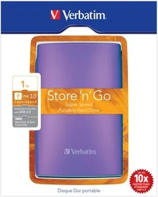 Verbatim Store 'n' Go Portable violett 1TB, USB 3.0