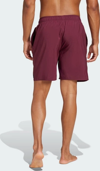 adidas Solid CLX Classic-Length Badeshorts maroon/black (Herren)