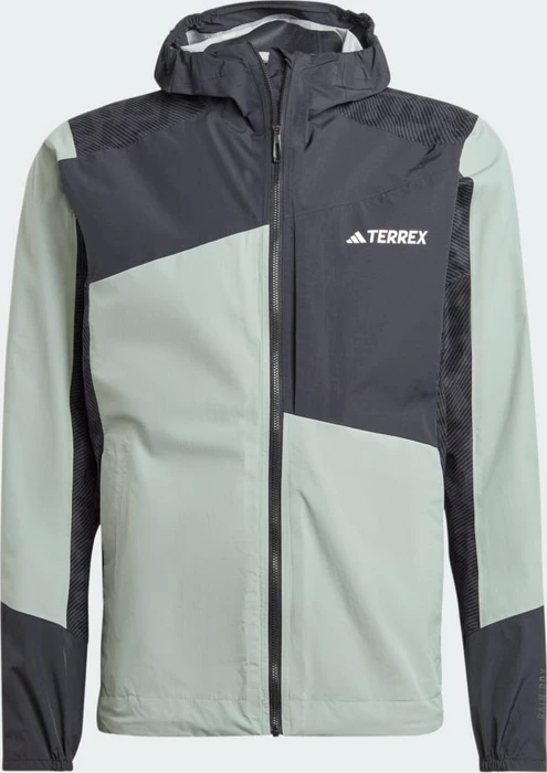 adidas Terrex Xperior Hybrid Rain.RDY Funktionsjacke silver green/black (Herren)