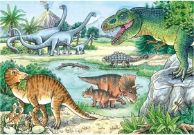 Ravensburger Puzzle Saurier und ihre Lebensräume