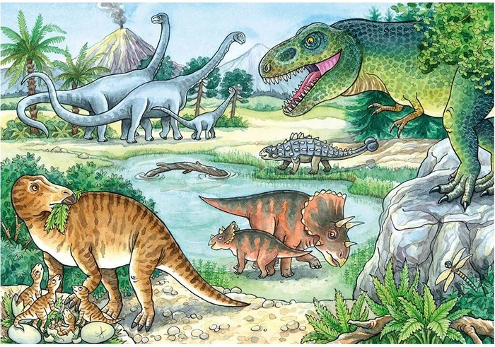 Ravensburger Puzzle Saurier und ihre Lebensräume