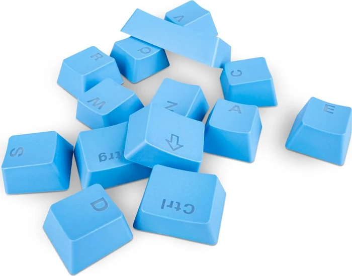 Sharkoon Skiller SAC14 Keycap Set, Kunststoff (PBT) Double-Shot, blau, 14 Tasten