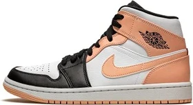 Nike Air Jordan 1 Mid white/black/arctic orange (Herren)
