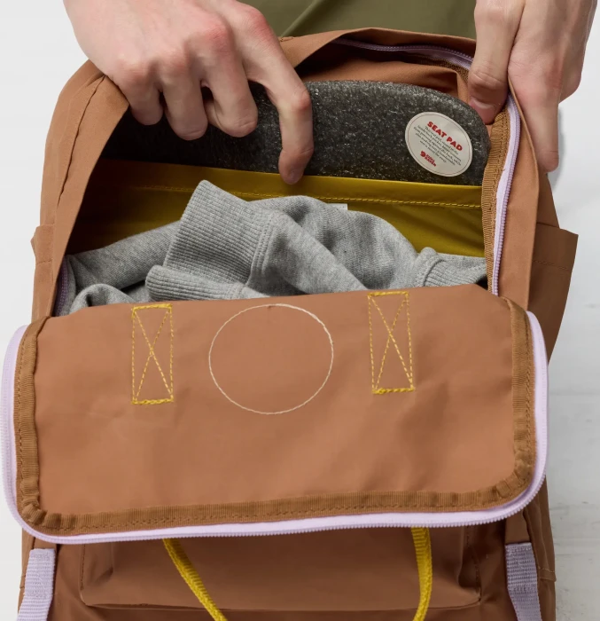 Fjällräven Kanken Koncept khaki dust/kantarell