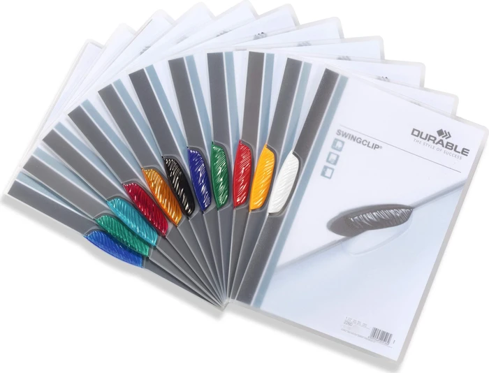 Durable Swingclip Klemmmappe, A4, blau/transparent