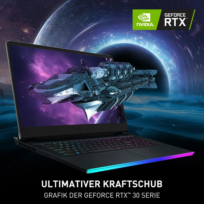 MSI Raider GE76 12UGS-001, Core i7-12700H, 32GB RAM, 1TB SSD, GeForce RTX 3070 Ti, DE
