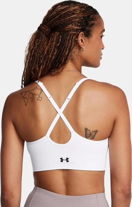 Under Armour Vanish Seamless Low Sport-BH weiß/schwarz (Damen)