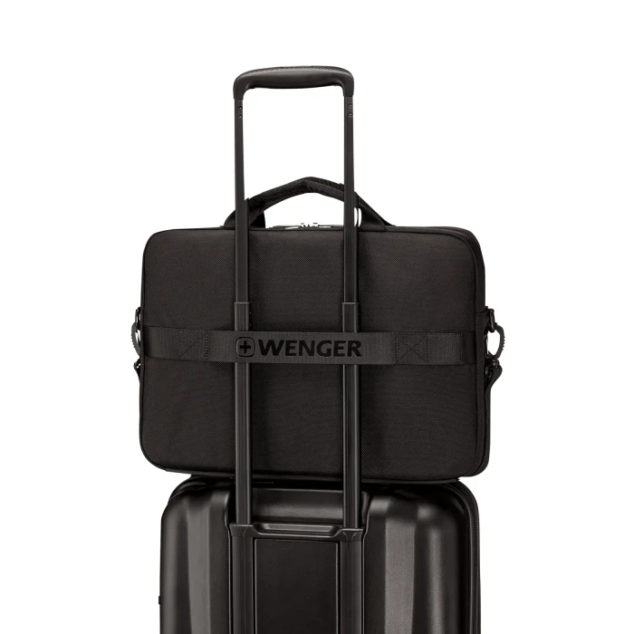 Wenger XE Compact Brief 16" Laptop-Aktentasche, schwarz