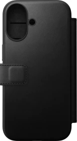 Nomad Modern Leather Folio für Apple iPhone 17 schwarz