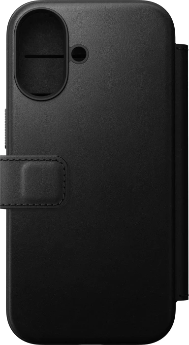 Nomad Modern Leather Folio für Apple iPhone 17 schwarz