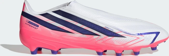 adidas F50 Hyperfast League Laceless AG cloud white/solar purple/solar turbo