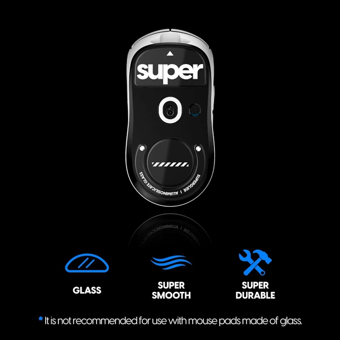 Pulsar Gaming Gears Superglide 2 für Logitech G Pro X Superlight, Mausgleiter, schwarz