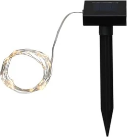 Star Trading Lichterkette Dew Drop LED 50x warmweiß