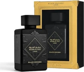 Lattafa Bade'e Al Oud Black Exposed Eau de Parfum, 100ml