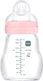 MAM Feel Good Babyflasche, 0+M, 170ml, rosa