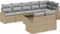 vidaXL Polyrattan Gartensofa Lounge-Set, 9-tlg. Vorschaubild