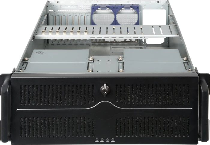 Chieftec UNC-411E-B, schwarz, 4HE, 1x 400W ATX-PSU