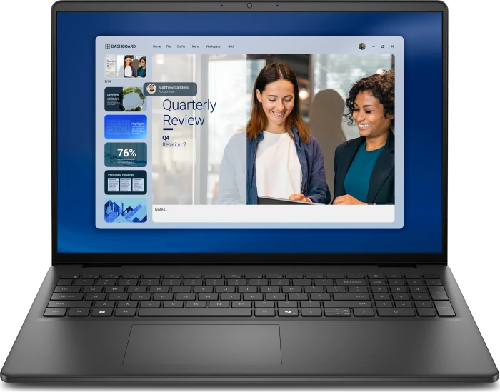 Dell 16 DC16255, Carbon Black, Ryzen 5 220, 16GB RAM, 512GB SSD, DE